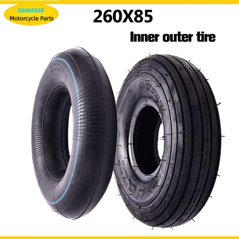 Scooter Tire - 260X85 タイヤ用チューブ。ポケットロケットE300、E325、eZipスクーター、ミニチョッパー、ゴーカート、ブレイズ、ガソリン式・電気式モビリティ車両用。