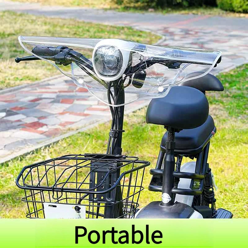 Electric Scooter - 1個入り 防風防水スクーター・バイク用フロントダッシュボードレインシールド 電動車両ハンドルバーカバー アウトドアライディング用