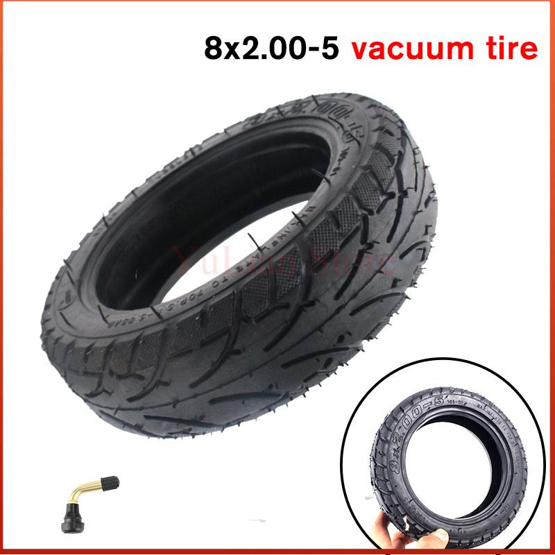 Scooter Tire - 改造用リアインフレータブルホイール。対応車種：KUGOO S1、S2、S3電動スクーター。リアハブとタイヤ、8x2.00-5タイヤ、チューブレスタイヤ。