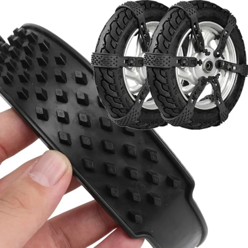 ユニバーサルオートバイスノーチェーン、滑り止めアイストラクシ - Scooter Tire のレビューと価格
