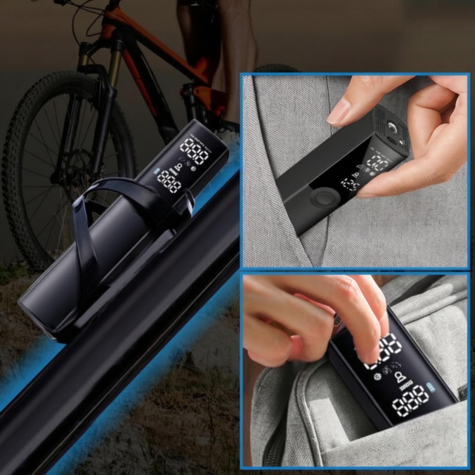 スリムで持ち運び可能な自転車用電動ミニタイヤインフレータ、電 - Scooter Tire のレビューと価格