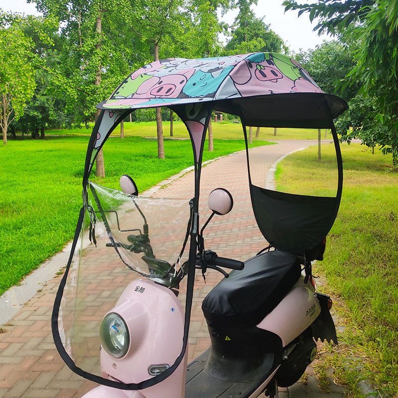 新しい電動スクーター用雨よけ・日よけキャノピー、防水日焼け防 - Electric Scooter Rain Cover のレビューと価格