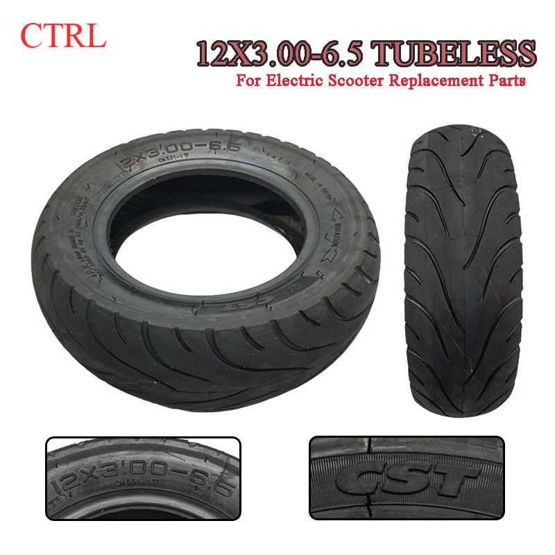 新品 12インチ 12x3.00-6.5 チューブレス ファ - Scooter Tire のレビューと価格