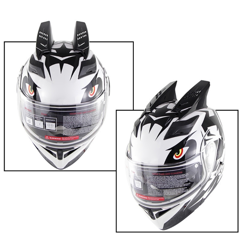 2x スクーターダートバイクヘルメットホーンバイクヘルメット - Scooter Helmet Set のレビューと価格