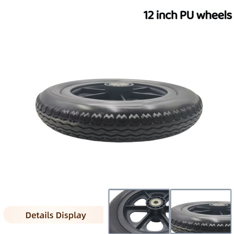 12 1/2 x 2 1/4 高品質12インチPUソリッドタ - Scooter Tire のレビューと価格